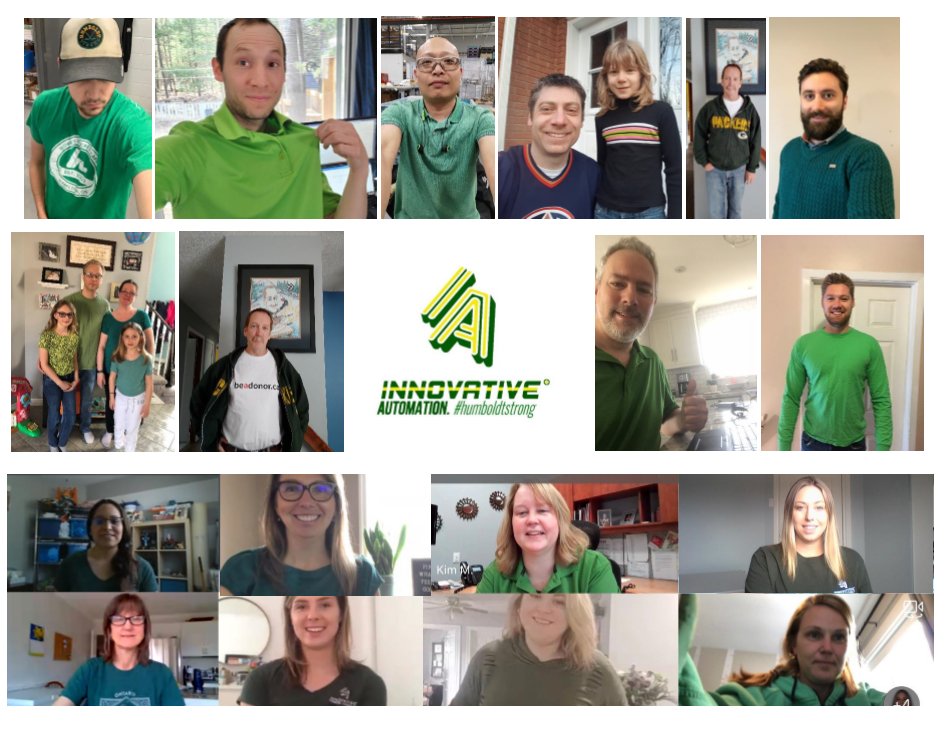 IAI_Innovators's tweet photo. Although we aren't together we still celebrated Green Shirt Day to bring awareness to organ donors and registration. #beadoner @TrilliumGift https://t.co/Y19vH5Soqa