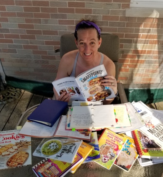 stlsnethenahs's tweet photo. It’s Watcha Readin’ Wednesday @Affton_StuCo #AfftonVirtualSpiritWeek and I am reading my cookbooks for new recipes. I feed my family and a few hours later they want to eat again. https://t.co/N2M701g2Fl