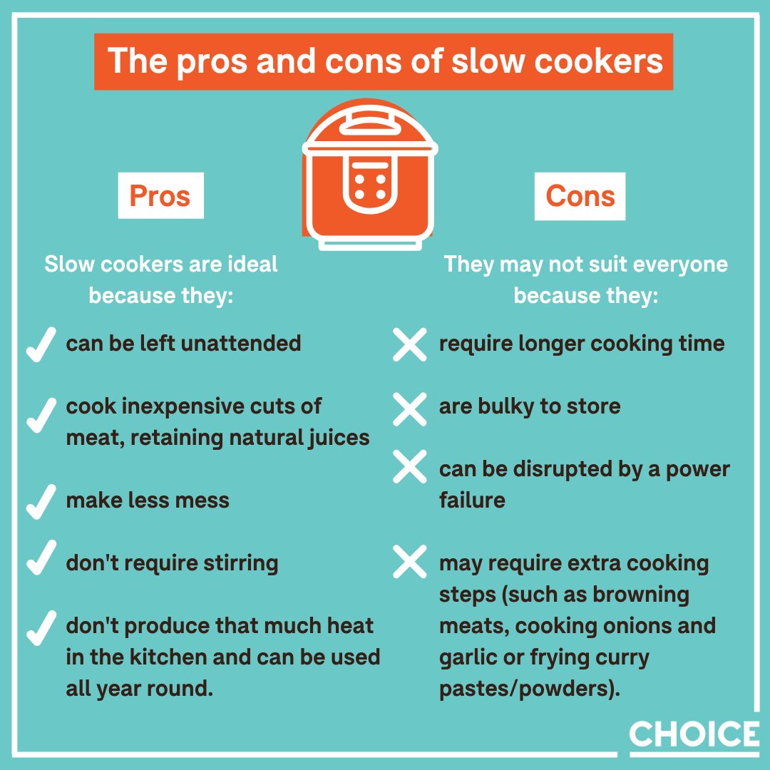 choiceaustralia's tweet photo. As the days get shorter and the temperature drops, our thoughts often turn to rib-sticking comfort food to warm our bodies from the inside out.  If you're considering adding a slow cooker to your kitchen arsenal, check our our buying guide first: https://t.co/hTaOPFDeBA https://t.co/S0gHEj4zj5