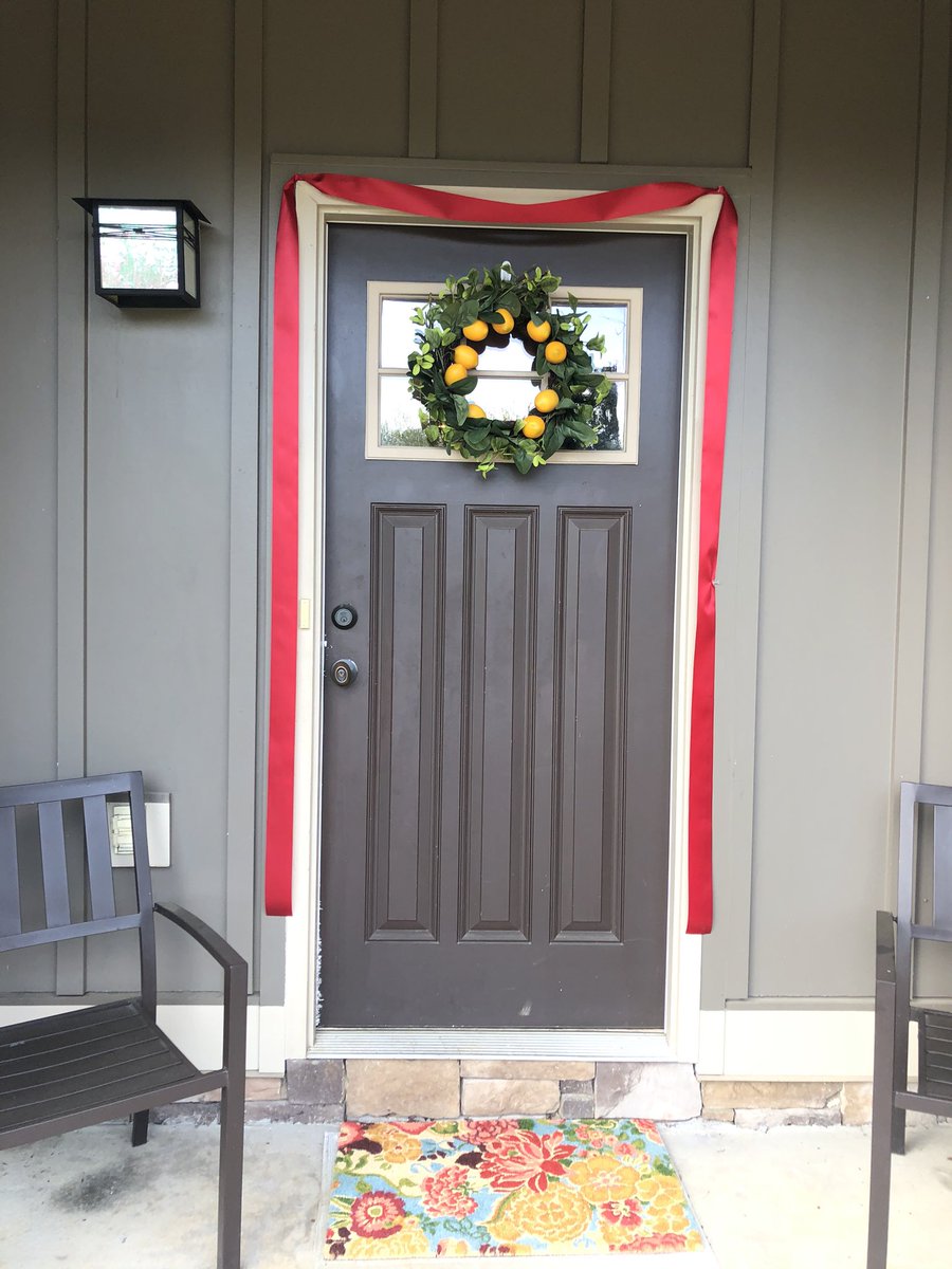 redemptionpro's tweet image. There is not much I can do to show how much Christ sacrifice means to me during this time of Passover and Easter but I did this. I placed a Red ribbon over my door post as a symbol of “applying the blood” over my door post as was done during Passover. #trustingHim