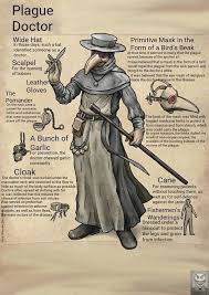 4 And fashionable PPE has been around for a while."Plague doctors wore masks with a bird-like beak to protect them from being infected by deadly diseases such as the Black Death... they thought disease was spread by miasma, a noxious form of ‘bad air." https://www.historyanswers.co.uk/medieval-renaissance/why-did-doctors-during-the-black-death-wear-beak-masks/