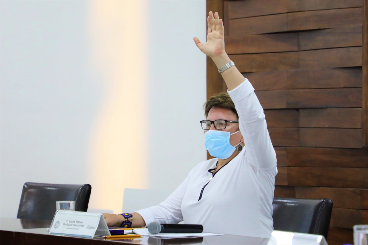 LauraBeristain's tweet photo. Reforzamos el #FondoDeContingencia para hacer frente al #COVID19 aprobando la modificación al Presupuesto de Egresos 2020. Así fortaleceremos nuestra estructura sanitaria garantizando total cobertura médica gratuita a los solidarenses. #UnidosPorSolidaridad #ConOrdenYEsperanza. https://t.co/Yza4oovOy1