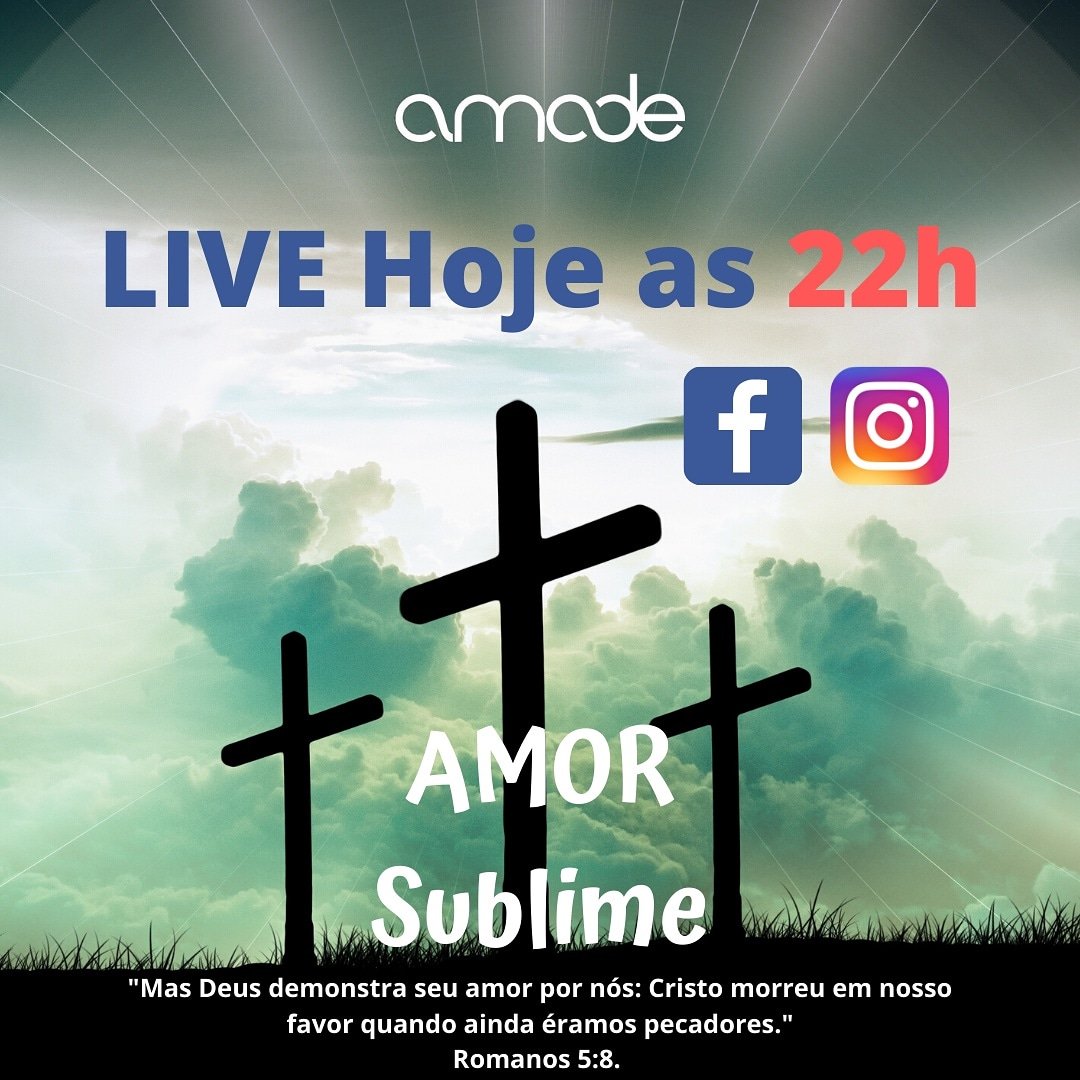 ministerioamade's tweet photo. Vamos cantar, orar e Falar do Amor de DEUS?!👏 https://t.co/3Rt8kvJGll