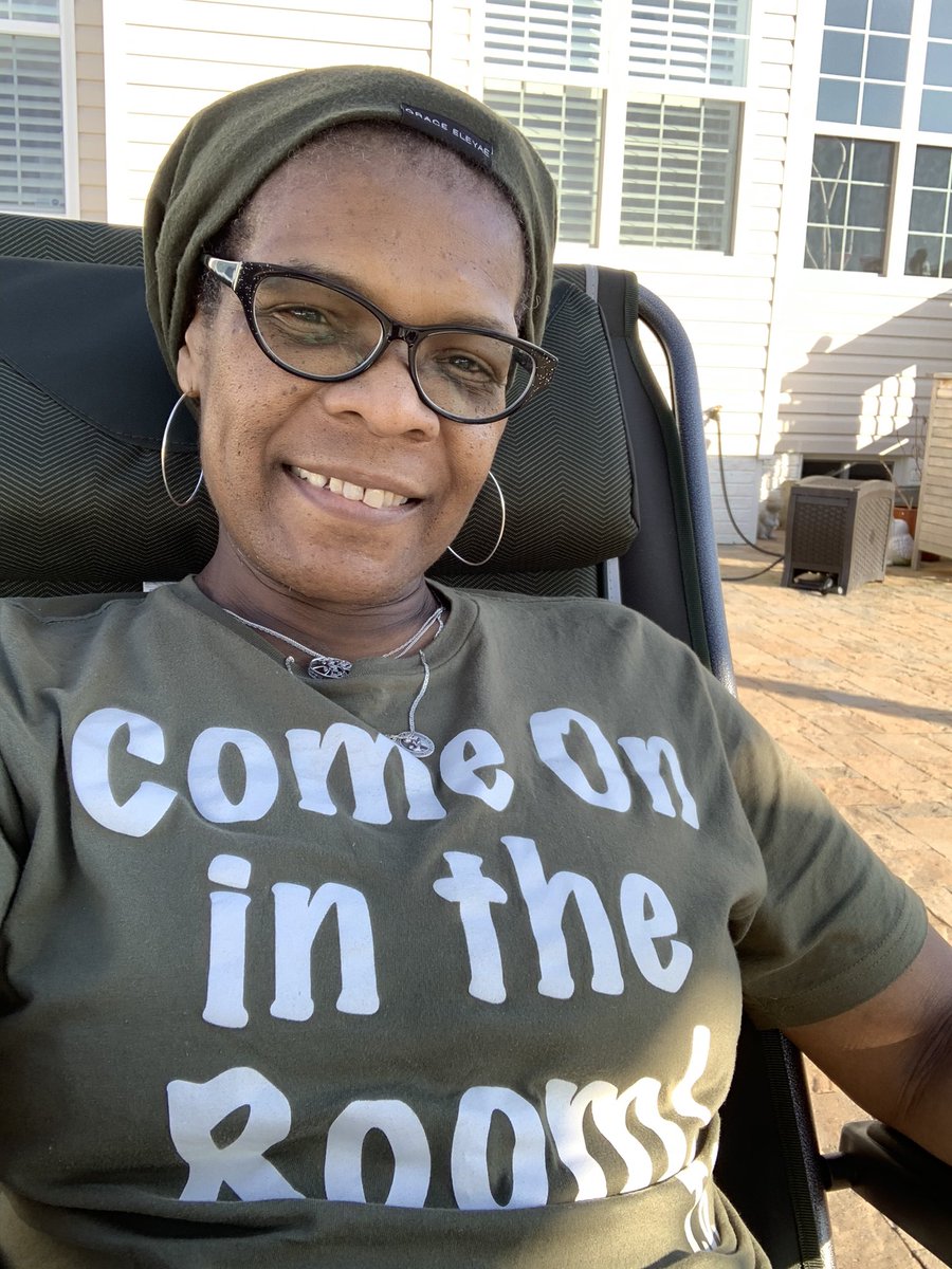 phatterri's tweet image. The only place I’m going for awhile is my backyard.