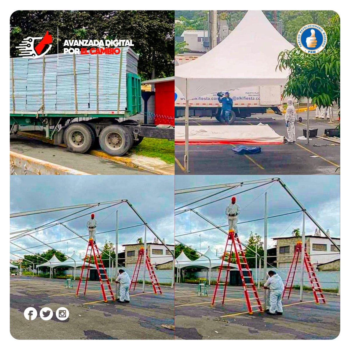Maisichelldice2's tweet photo. Luis Abinader. 
El proyecto del Hospital de La Vega a cargo de nuestra eficiente Vicepresidenta Raquel Peña, se hará en tiempo récord. El gobierno autorizó el lunes, aprobaron diseño el martes y hoy ya empezamos. Mañana estaremos supervisando. ¡Unidos venceremos el COVI19 https://t.co/z37UeNbOGV