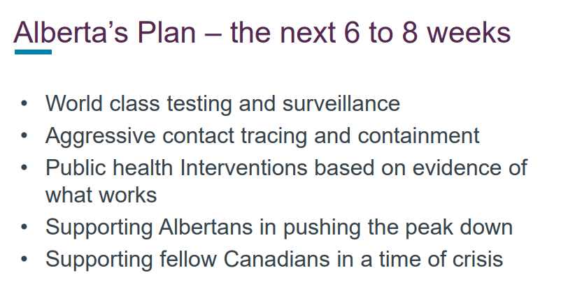 ... aaaaaand he moves to Alberta's plan to cope. He's onto the last slide! LAST SLIDE!!  #ableg  #cdnpoli  #covid19