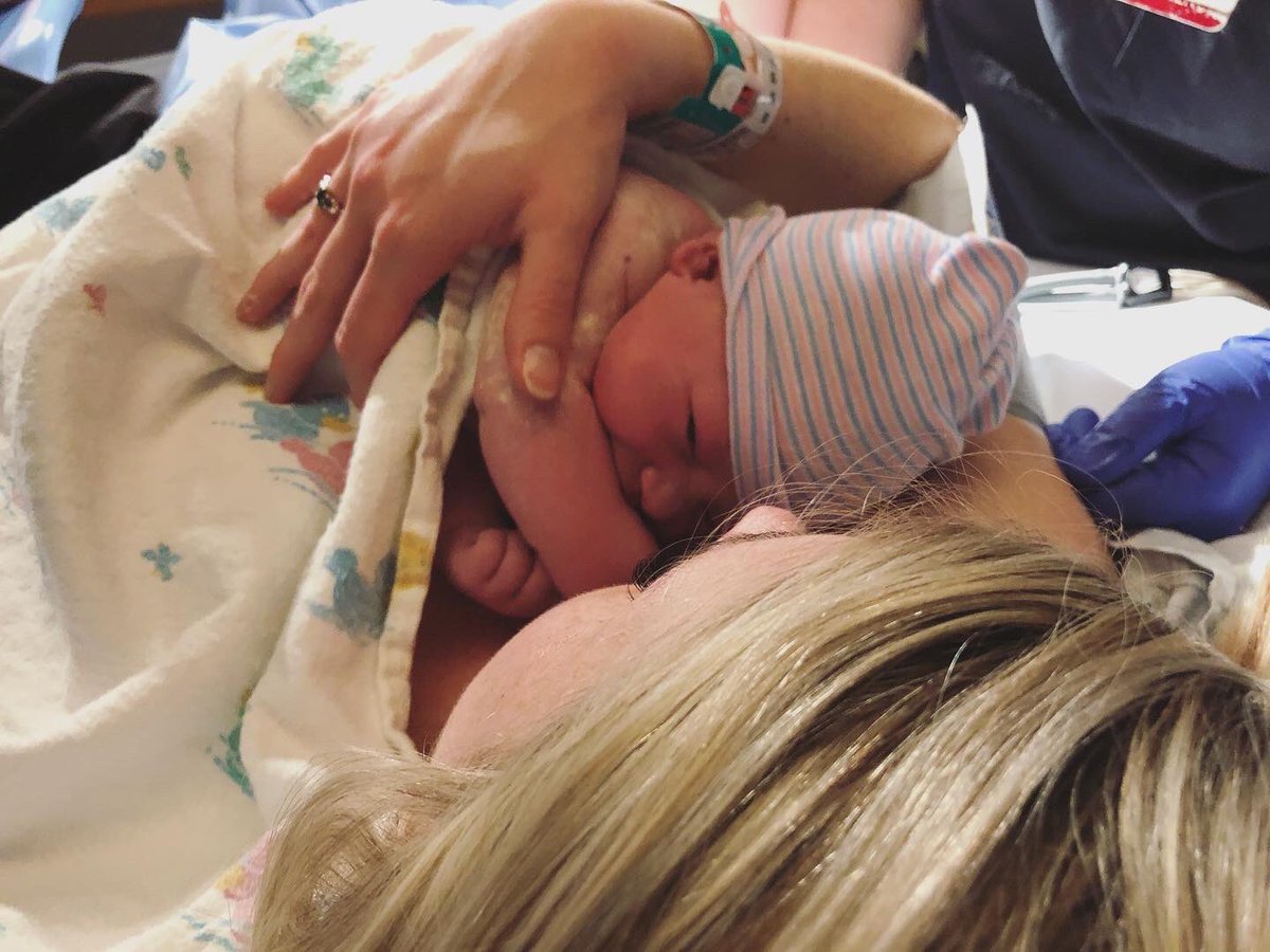 Jay_Tust's tweet image. SHEโS HERE!!! SHEโS HERE!!!
Weโd like you all to meet our daughterโฆ
๐ถ๐ผ Collins Claire Tust
๐ April 7, 2020
โฐ 8:40 p.m.
โ๏ธ 8 lbs 4 oz
๐ 21โ
Collins took the whole โstay at home orderโ seriously. She arrived 3 days late, but she is healthy and doing great, and so is mom.
๐