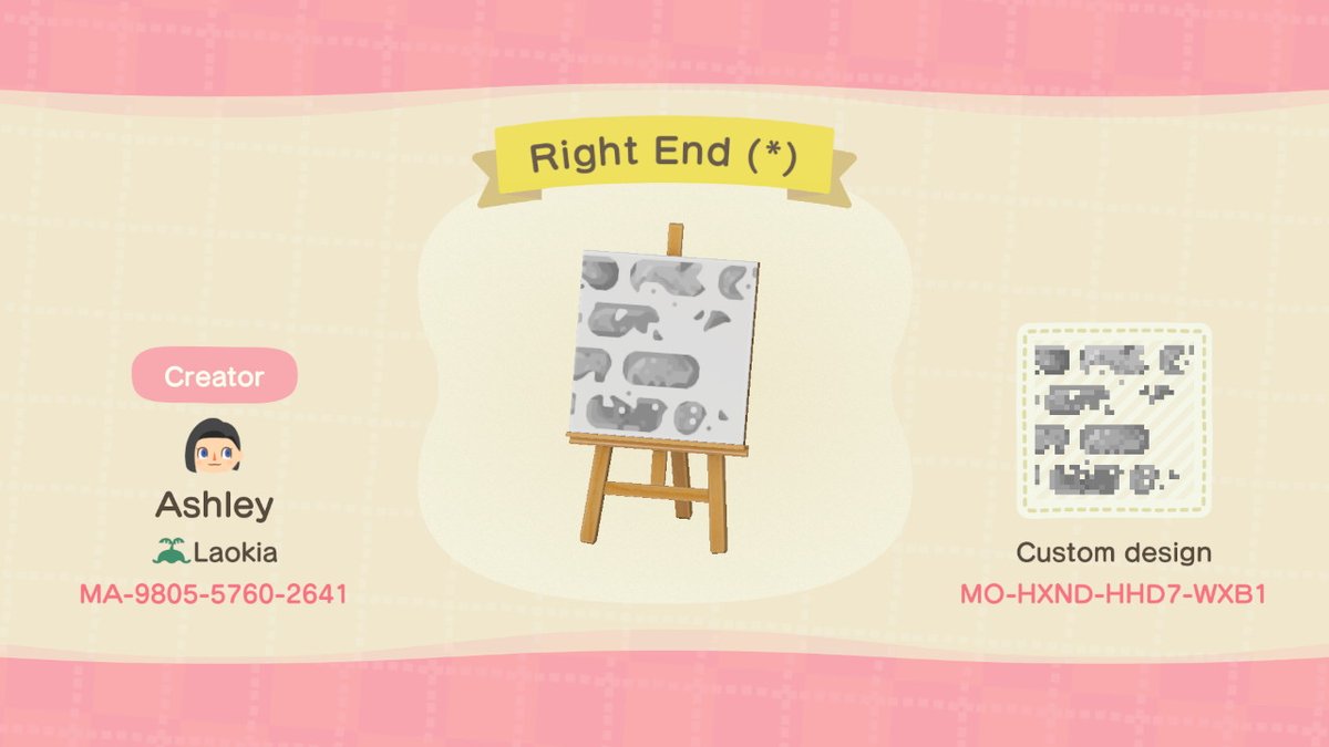 laokia's tweet photo. The other side modified, see previous tweet.
#ACpaths #ACdesign #ACNHdesign #AnimalCrossing #ACNH https://t.co/rRww9lRohk