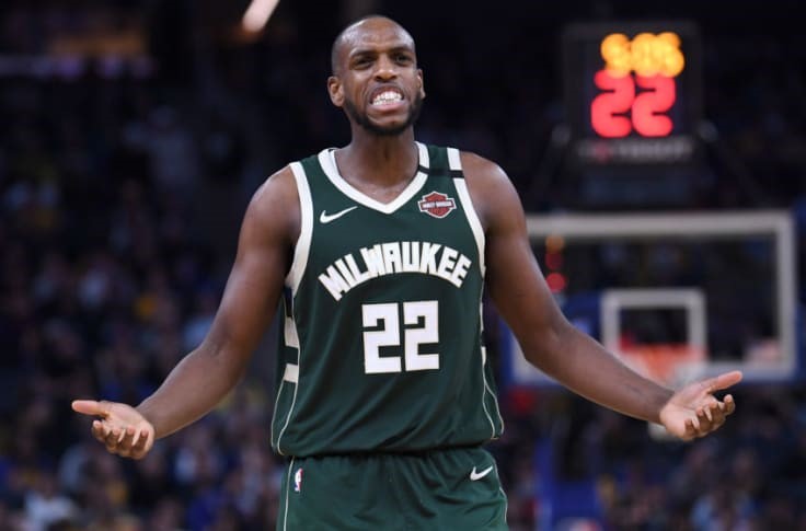 Our next matchup is 2015-16 to Present (Road) vs 2006-07 to 2014-15 (Road). Pictured is 2 time All-Star Khris Middleton and former first overall pick Andrew Bogut.