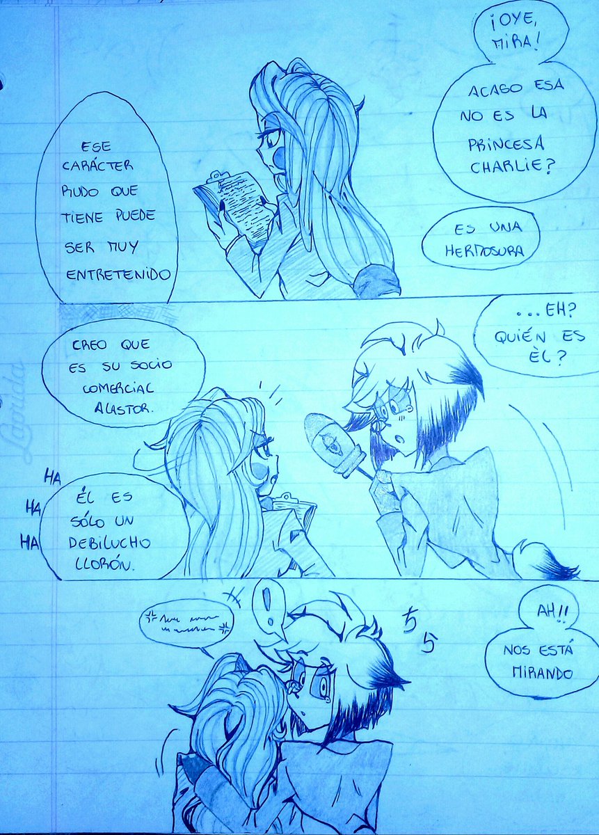 Sheila96716588's tweet photo. A veces el que se ve  inofensivo es el más peligroso
#charlastor #chalastor #Alastor2p #Charlie2p https://t.co/q8H33mDqhO