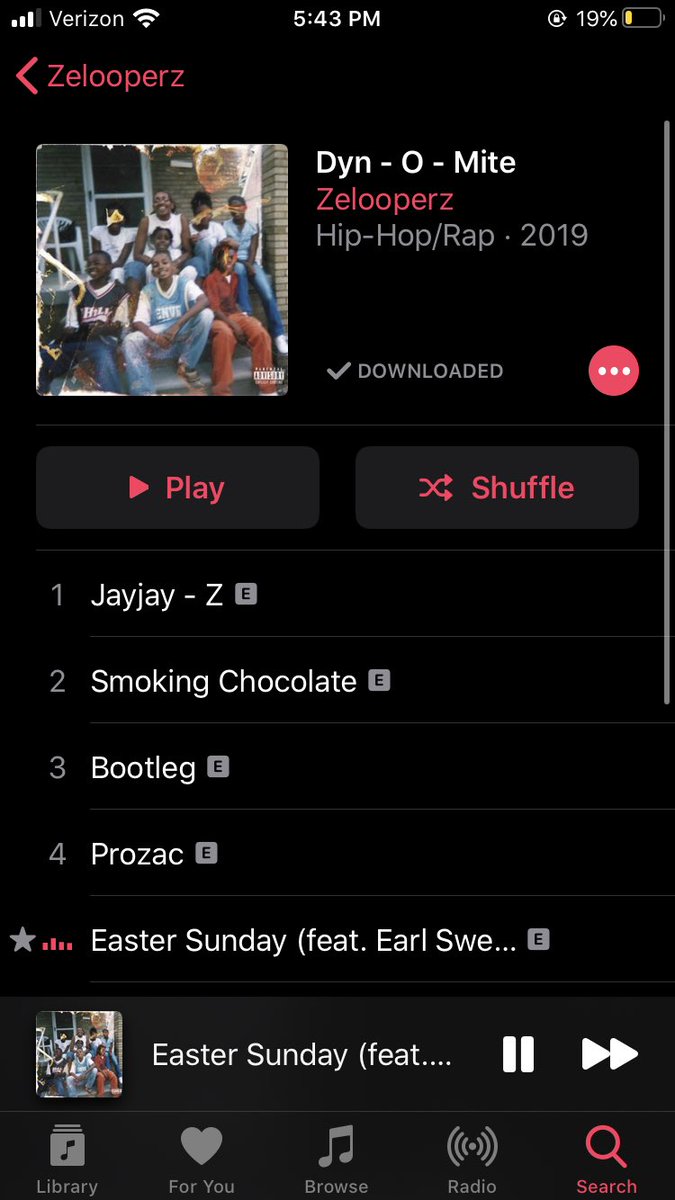 14. ZelooperzIf you like Earl and Danny Brown then you’ll love Zelooperz! He got the Earl co-sign on his track Easter Sunday and he’s affiliated with Danny’s crew Bruiser Brigade. His album Dyn-O-Mite was a great 30 minute listen! Easter Sunday, Show Love, and Prozac are fire