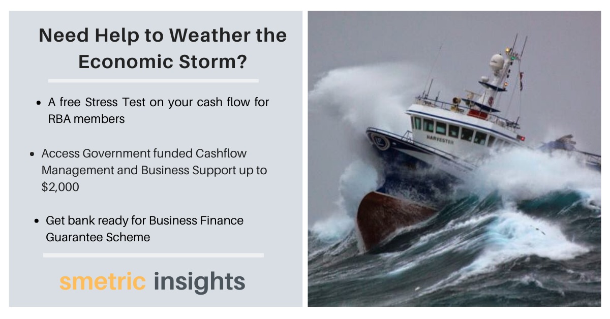 RBA and Smetric Insights are offering our RBA members economic help.