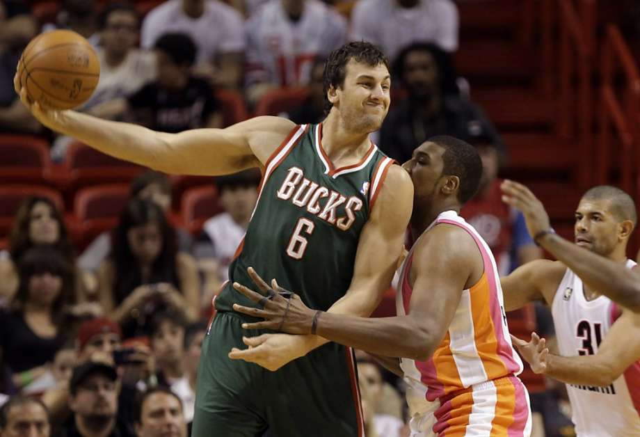 Our next matchup is 2015-16 to Present (Road) vs 2006-07 to 2014-15 (Road). Pictured is 2 time All-Star Khris Middleton and former first overall pick Andrew Bogut.