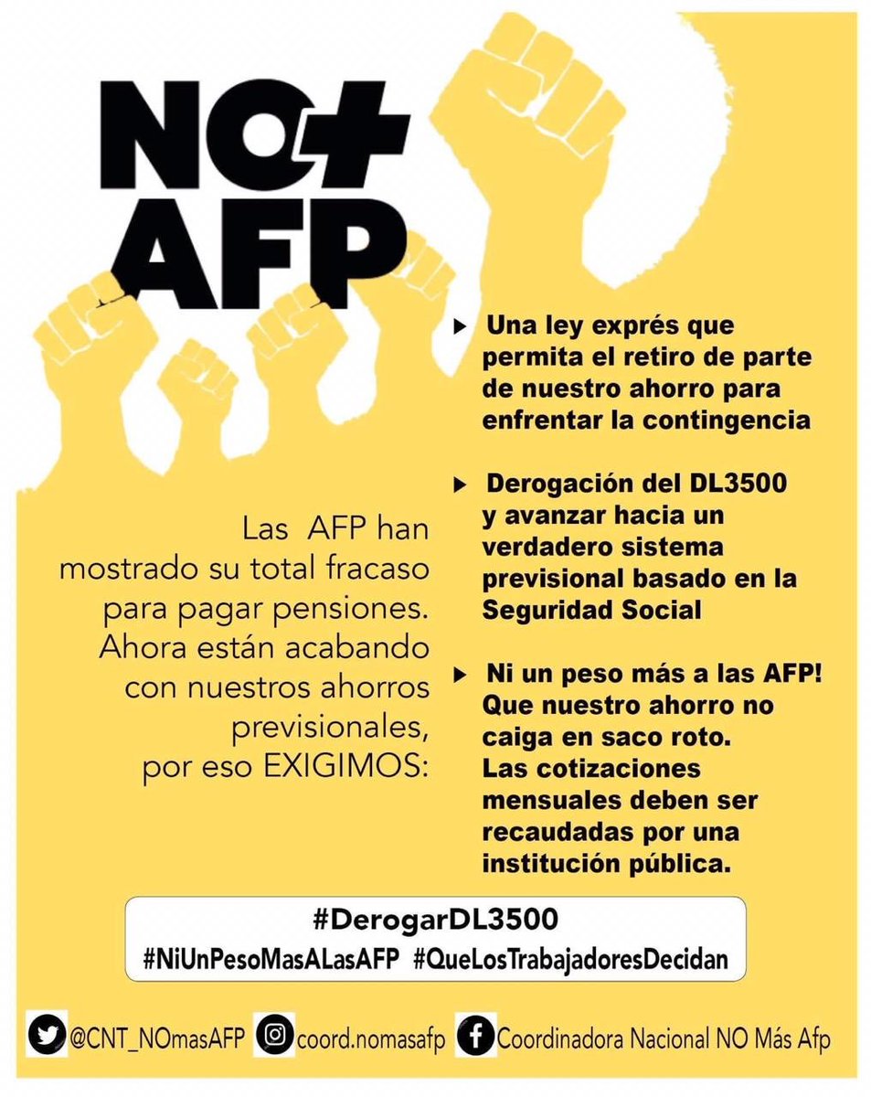 NO MAS AFP CURICO tweet media