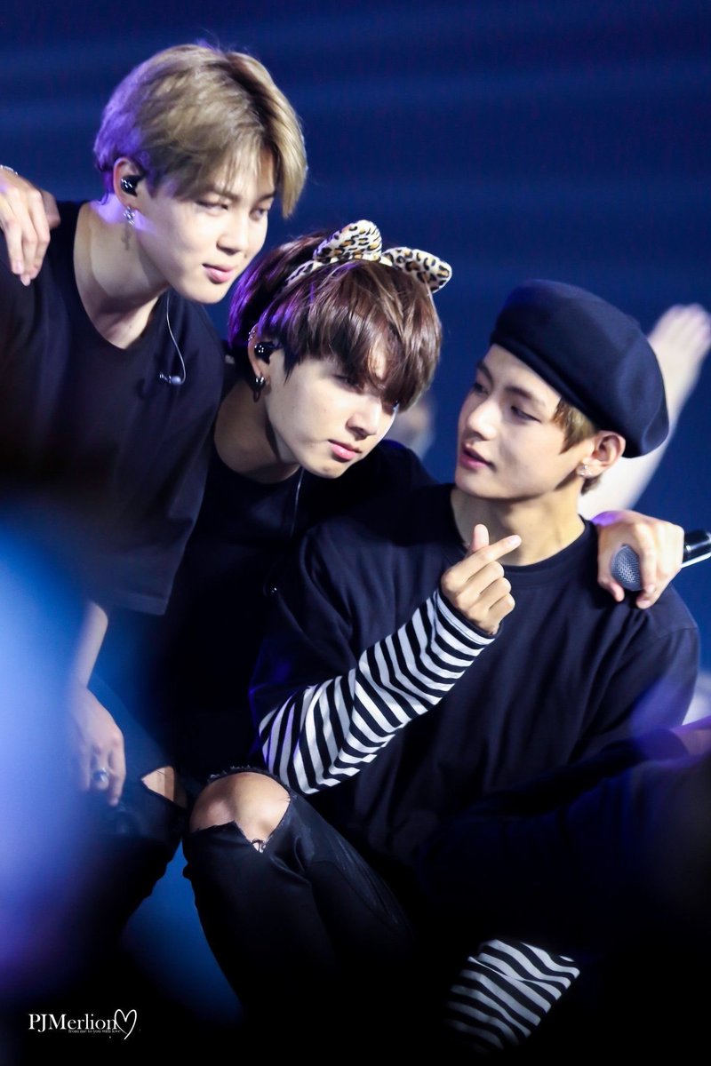 my favorite BTS maknae line photos  because people have lost their damn minds  #vminkook love each other more than they love you haters a thread 