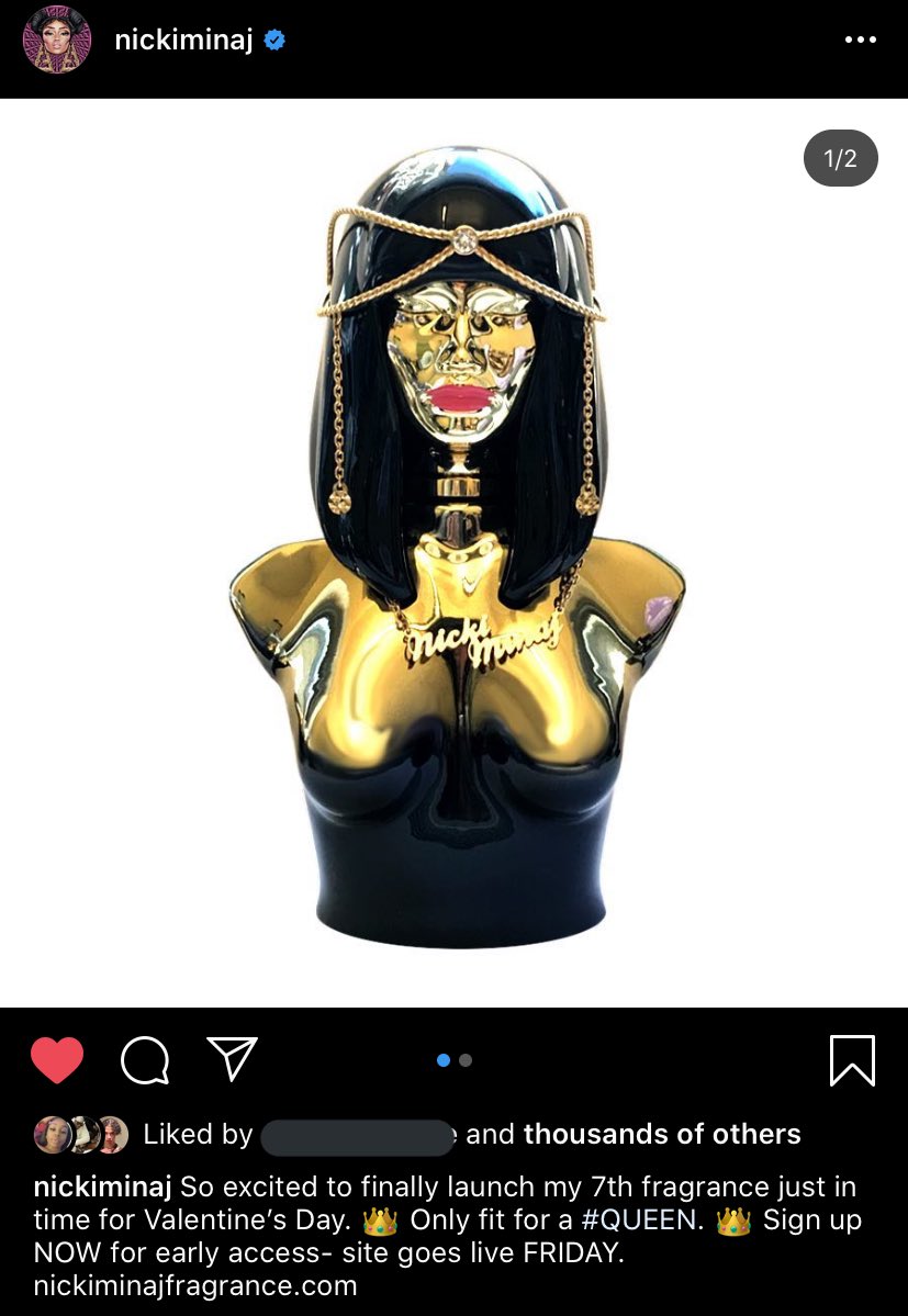 “Leave for two weeks, I got all of my babies missing me”After posting a throwback photo on January 15, 2019, Nicki disappeared from social media & media for over two weeks, then came back to announce a fragrance, a music video for “Hard White,” & a new episode of Queen Radio.