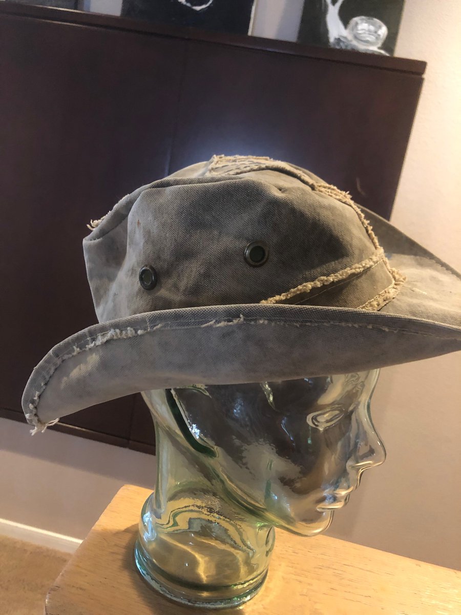 We need to stop thinking that  #recycled products are lower quality. My husband loved it when I got him this recycled truck tarp hat…before the Zombieland movie came out.5/