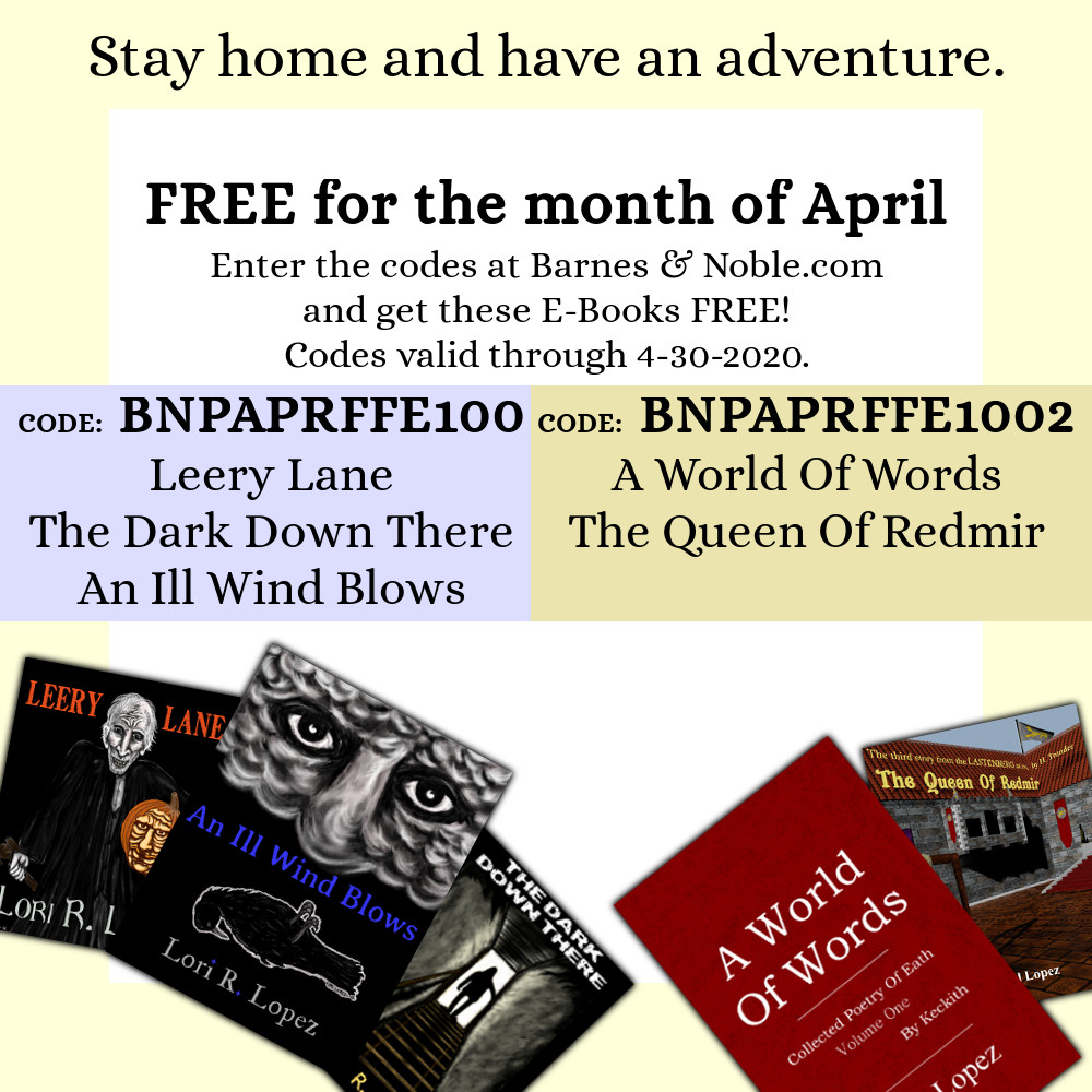 FairyFlyEnt's tweet photo. #StayHome and have an adventure!  5 titles by Mother &amp; Son Authors are free on #barnesandnoble all April!  Enter code BNPAPRFFE1002 - get THE QUEEN OF REDMIR #Free!
https://t.co/P3wdrv3VVZ
~
#freebooks #IndieApril #bookgiveaway @OfficialRLopez #quarantinereads #quarantinereading https://t.co/vgShVQrjbp