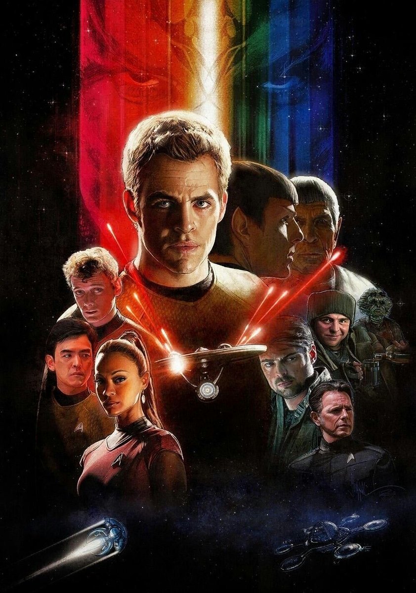 So we are now moving on to the 'Kelvin Timeline' movies. First up 2009's  #StarTrek directed by JJ Abrams starring Chris Pine, Zachary Quinto, Zoe Saldana, Karl Urban, Simon Pegg, John Cho, Bruce Greenwood, Eric Bana & the late Anton Yelchin and Leonard Nimoy   #FilmForTonight