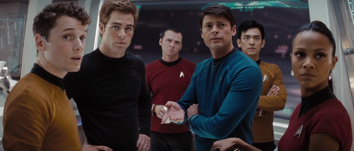 So we are now moving on to the 'Kelvin Timeline' movies. First up 2009's  #StarTrek directed by JJ Abrams starring Chris Pine, Zachary Quinto, Zoe Saldana, Karl Urban, Simon Pegg, John Cho, Bruce Greenwood, Eric Bana & the late Anton Yelchin and Leonard Nimoy   #FilmForTonight