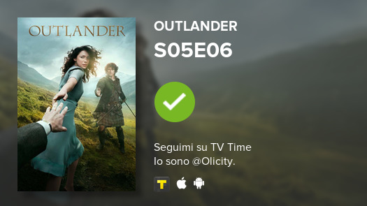 _daniellepug's tweet photo. I've just watched episode S05E06 of Outlander! #outlander  #tvtime https://t.co/ak11M7lAbQ https://t.co/fVGCNBhVUw