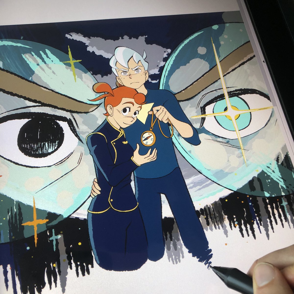 stephenmccranie's tweet photo. The #spaceboycomic returns tomorrow to #LINEWebtoon So excited to share this work with you all! Thank you for waiting. https://t.co/Cq1pbZBJSr