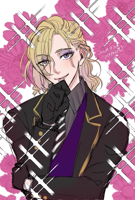 新規絵が間に合わなかったので、過去絵で失礼します!
ヴィル様が一番美しい?
お誕生日おめでとうございます?
#ヴィル・シェーンハイト誕生祭2020 
#ツイステファンアート 