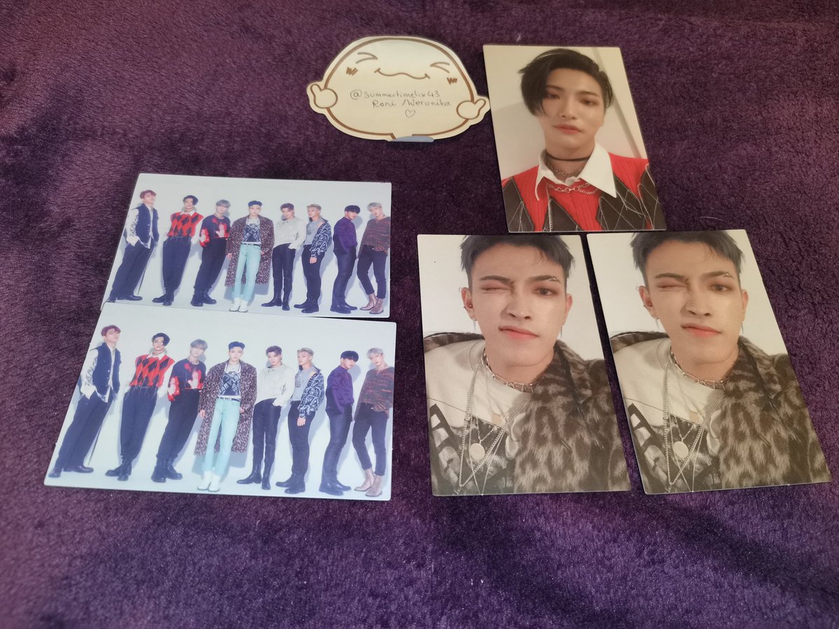 WTS:Ateez EP.Fin All to Action MMT photocards Perfect condition Two group, two Hongjoong and one Seonghwa availableGroup: £8 eachMember: Taking offers! Need money so wont consider lowballs (sorry!!)