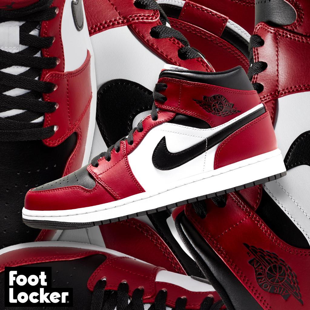 jordan 1 red footlocker