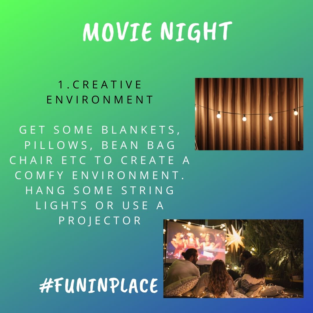 rleparks's tweet image. Want to mix things up at home? How about our movie night idea. Scroll through to get some ideas. Make sure to tag us or use our hashtag to let us know what you came up with #funinplace

#shelterinplace #homerecreation #movienight #homemovienight