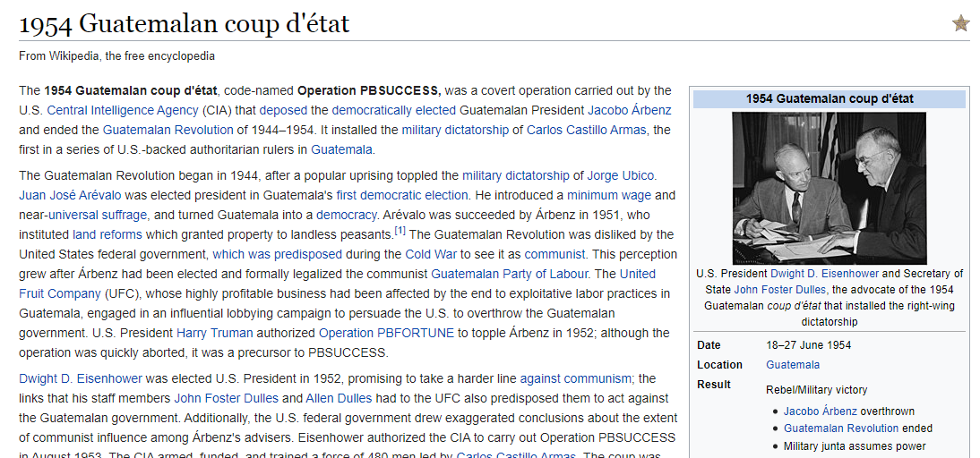 Bernays would be remembered for things like:- Getting women to smoke, by running a feminist advertising campaign, using models at public events and referring to cigarettes as "Torches of Freedom"- Helping the CIA overthrow the democratically elected government of Guatemala