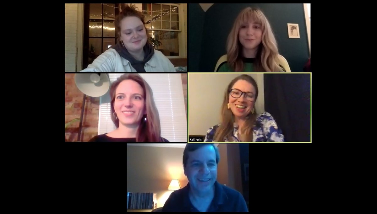 A great virtual open house tonight with this amazing panel! @uknowKatOBrien, @GKuhlenschmidt, @miaweinberger, and Sara Bieker! Hope to see you at the next one! Even featuring special guest, @crudfish44!