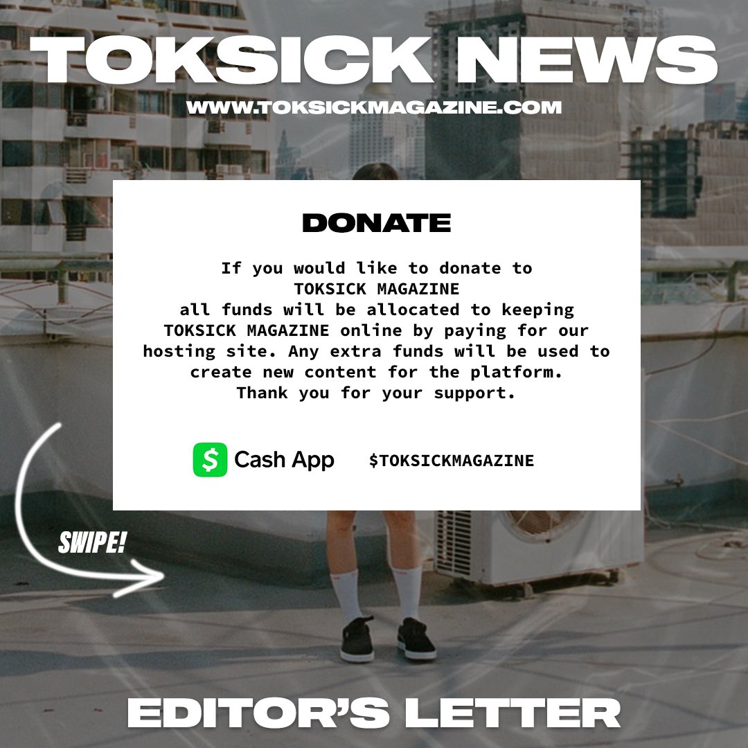 ToksickMagazine's tweet photo. Thank you for all the support ⭐️ https://t.co/upvsHDyApq