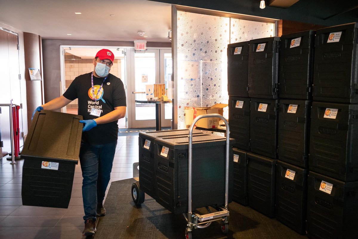 With the gracious support of thousands, WCK has served over 1 million meals through our #ChefsForAmerica response. Operating in more than 30 cities across the country &amp; in Spain, we will continue to cook for communities in need and first responders until this pandemic is over.