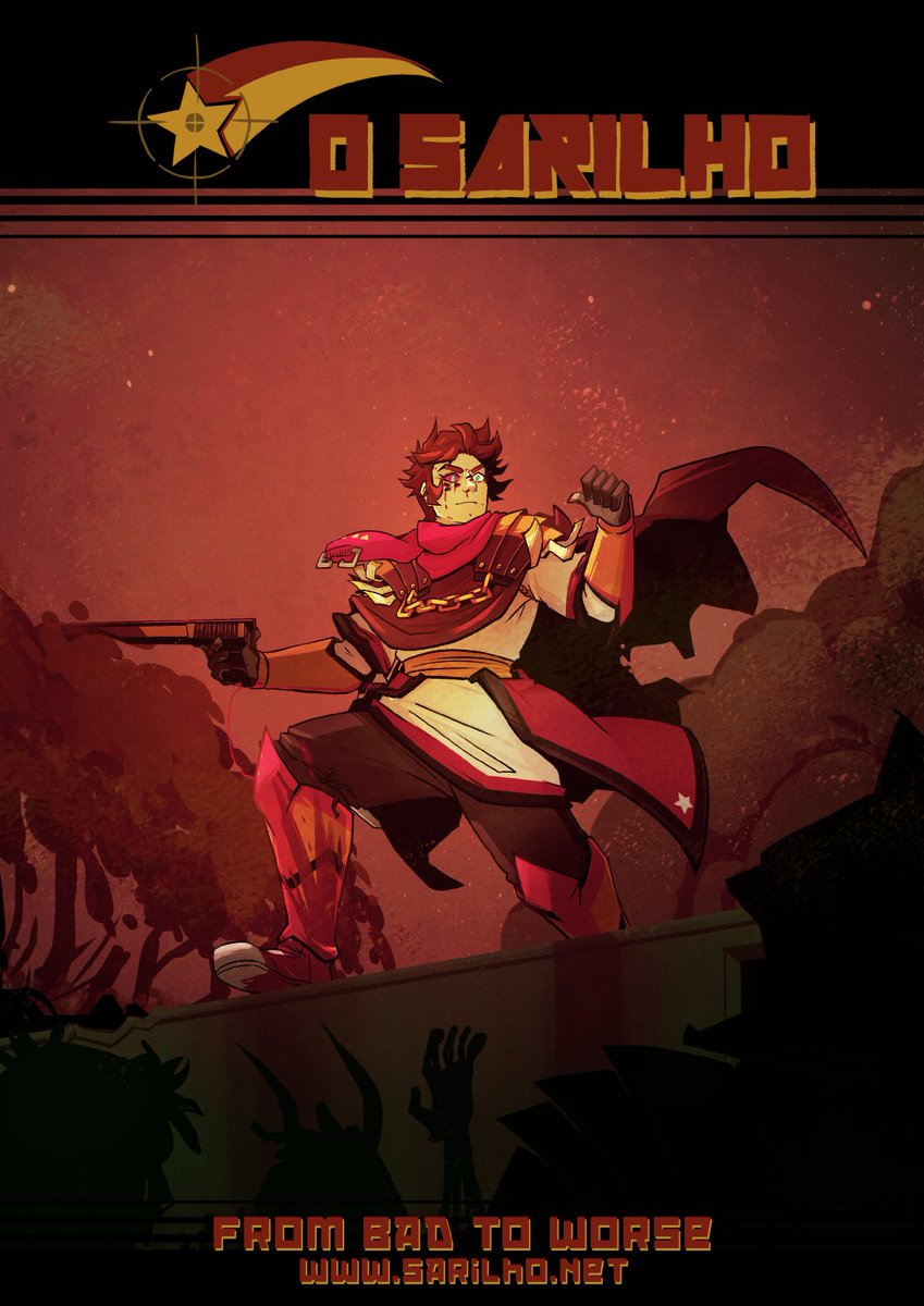 Hi  #Meetthewebcomic, guess who's making webcomics about future romans, aliens and trouble? O Sarilho is my long love letter to the color red  https://www.sarilho.net/en/ (and I'm also trying to get it crowdfunded at  https://ppl.pt/en/sarilho  )