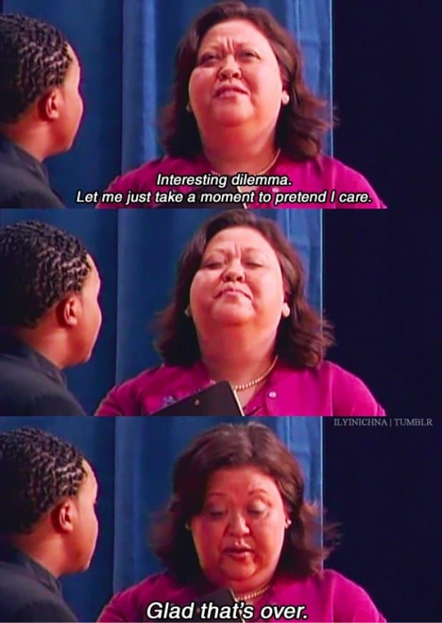 Exhibit O for the Overpronuncing Amy Hill aka Mrs. Depaulo from That's So Raven: