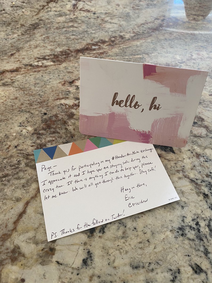 paigemcooke's tweet image. Some cheer came in the mail! Thankful for the SID #Handwrittennote exchange!