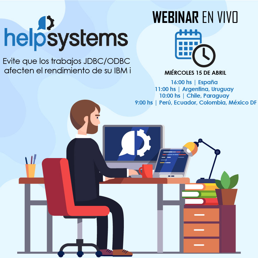 tecnoav's tweet image. #RobotMonitor pueden ayudarlo a detectar y resolver problemas que afecten a la performance de su #IBM i.

¡NO SE LO PIERDA!

Regístrese para el #Webinar: 
lnkd.in/eJawvn7