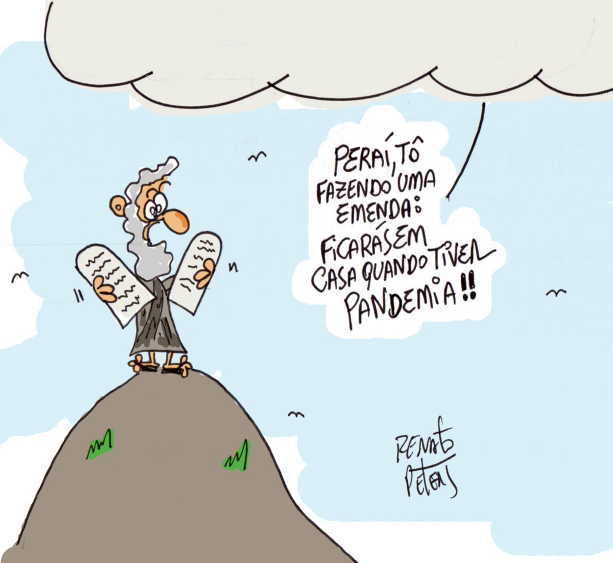 renatopeters's tweet image. Emenda do Homi...