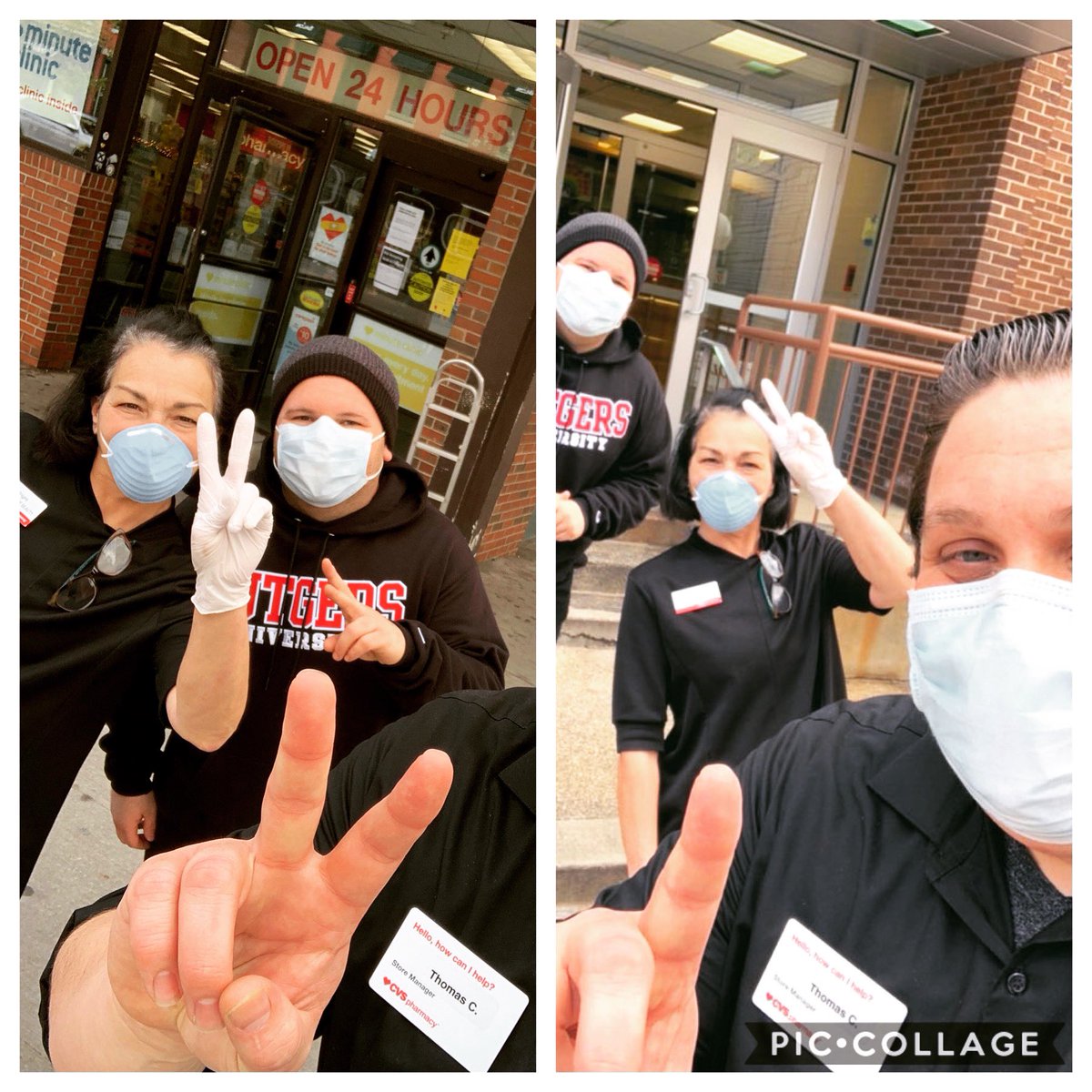 Team 1928 showing ❤️❤️💙💙&amp; appreciation to the Hoboken  PD 
#TheBigR10
#NJStrong
#cvshealth
#StaySafe
#StayHealthy 
<a href="/dwoodCVS/">Don Wood</a> 
@TCiminoCVS 
<a href="/mbastarache_CVS/">Mark Bastarache</a> 
@KoladyCVS
