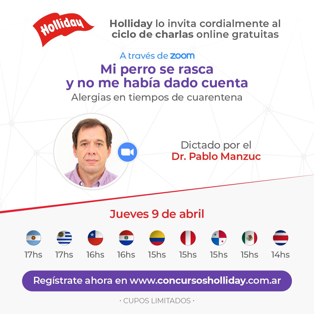 LabHolliday's tweet image. Formá parte de nuestro nuevo ciclo de charlas online. La segunda edición será el jueves 9 de abril, a las 17 hs. con la participación del Dr. Pablo Manzuc.

Registrate de forma gratuita en concursosholliday.com.ar

¡Te esperamos!
