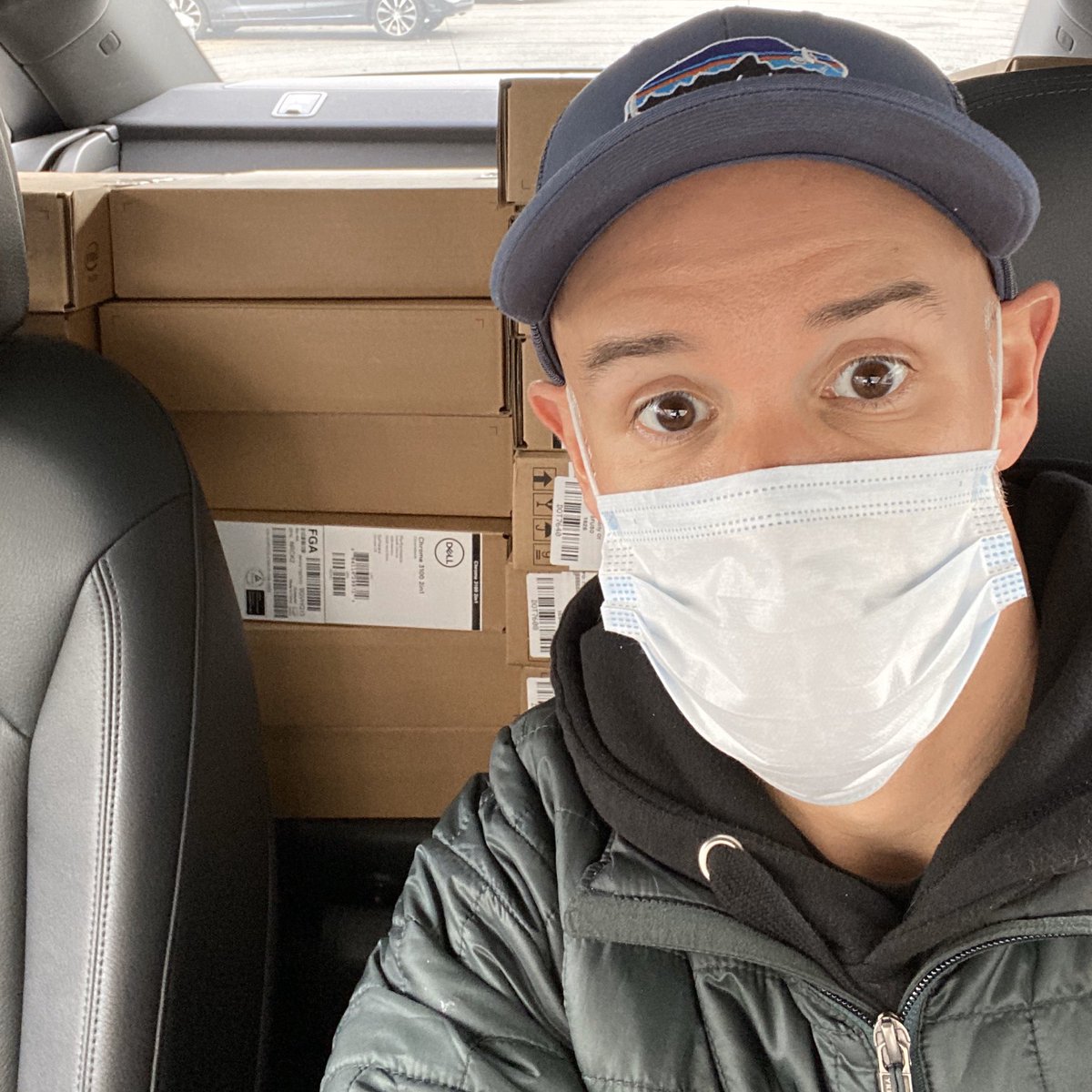 billmarsland's tweet image. 8 days of deployment. 100s of devices at my sites alone; 1000s across the district. Several car-fulls of Chromebooks shuttled around the city. Proud to be doing my part to help students continue their learning during school closures in SF. @SFUnified #WeAreSFUSD #COVIDteaching