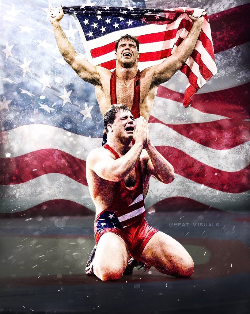 peat_visuals's tweet image. Kurt Angle winning an Olympic gold medal in 1996 🏅 @RealKurtAngle