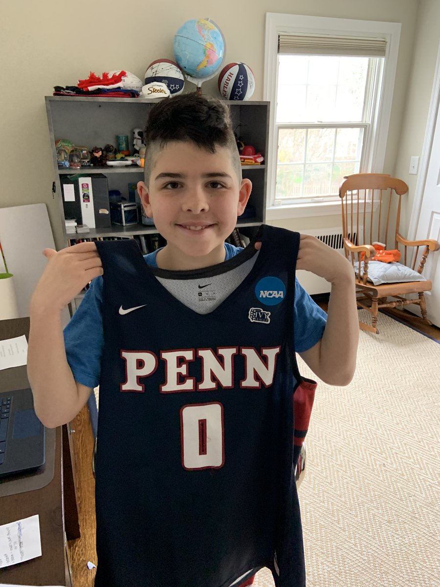 ewdavis's tweet photo. ⁦@maxarothschild⁩ He’s working on his post up moves. #Penn2032 #FindYourField #ChagSameach https://t.co/ANc2k4B132