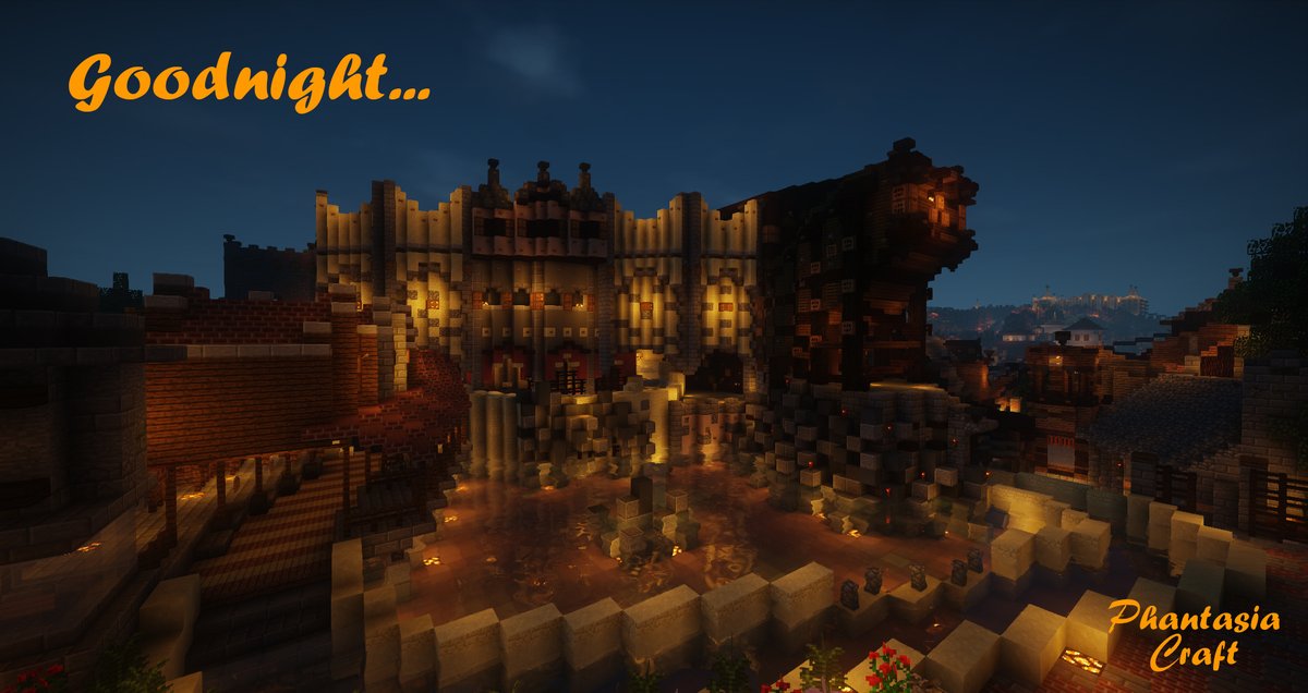 PhantasiaCraft_'s tweet photo. Goodnight... #RiverQuest

#PhantasiaLand in #Minecraft💖 https://t.co/V81ztRdj7C