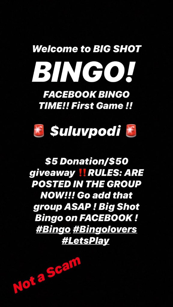 BIG SHOT BINGO on FACEBOOK #BingoLover #Facebook #Bingo