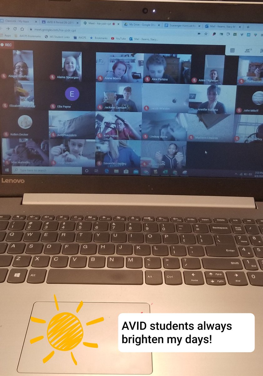 "Seeing" my AVID kids made my whole week💕 #virtuallearning #AVIDFamily #bettertogether <a href="/SevernRivAACPS/">SevernRivAACPS</a> <a href="/AVIDAACPS/">AVIDAACPS</a>