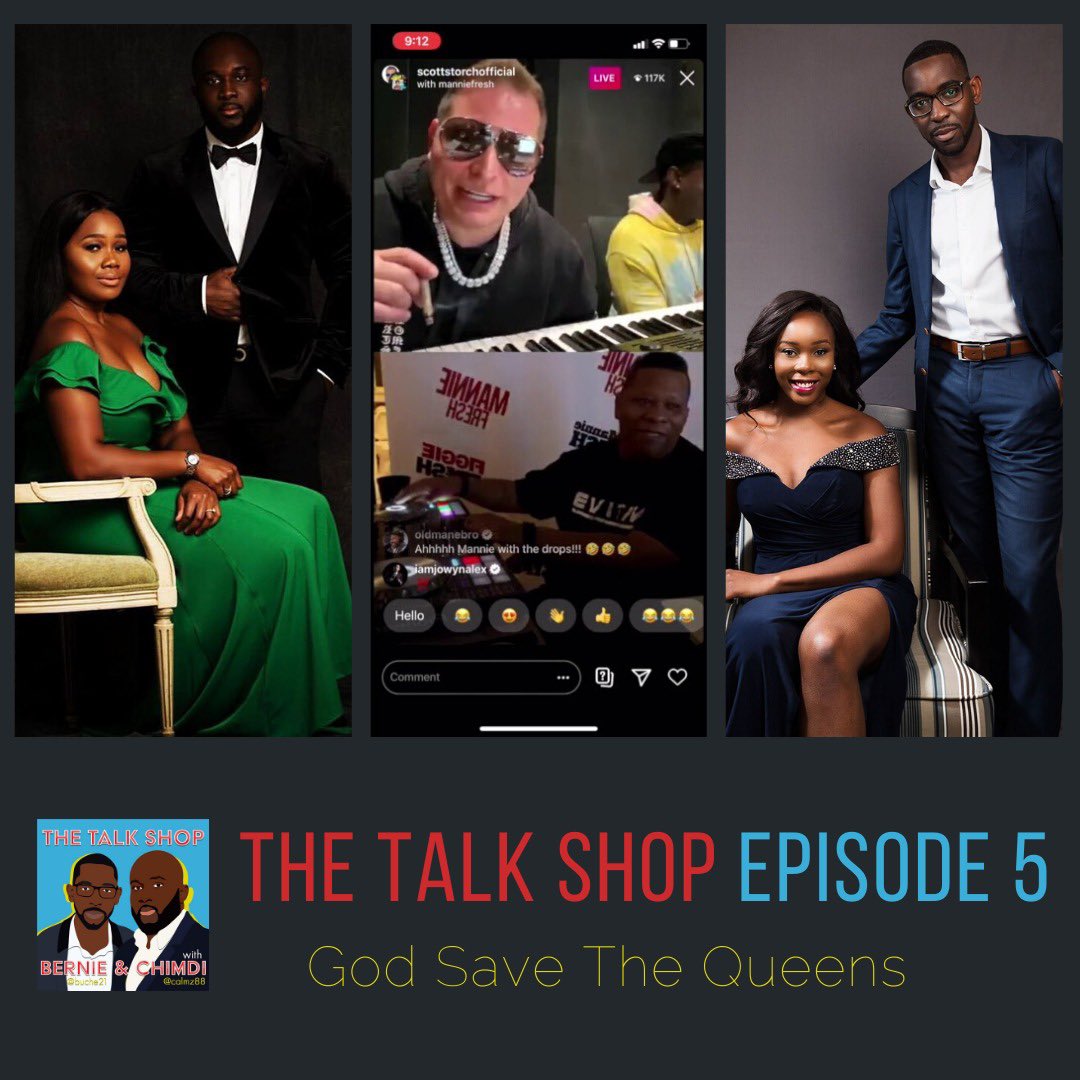 calmz88's tweet photo. An explosive one this week guys! #thetalkshop wives are in the house for episode 5!! Don’t miss this one! Episode drops tomorrow! Check out @thetalkshoppod on Instagram and follow my cohost @buche21 https://t.co/G2j6iDrElc