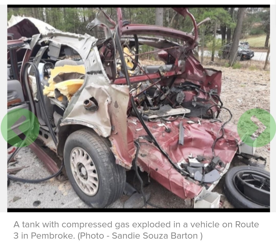 lakeregionfire1's tweet image. Pembroke NH Fire Department: "Please do not transport compressed gas cylinders in the trunk of your vehicle."

Propane tanks for backyard grills should never be transported inside a vehicle. #MEFire #NHFire