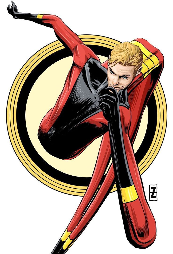 Plastic Man, Elongated Man and Mr. FantasticPlastic Man seniors both of them with 20 years but EM and Reed share very similar character traits, their intellect and their abilities and EM came out a year before Reed.